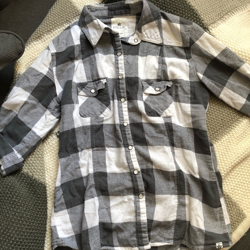 Plaid button down (flannel)